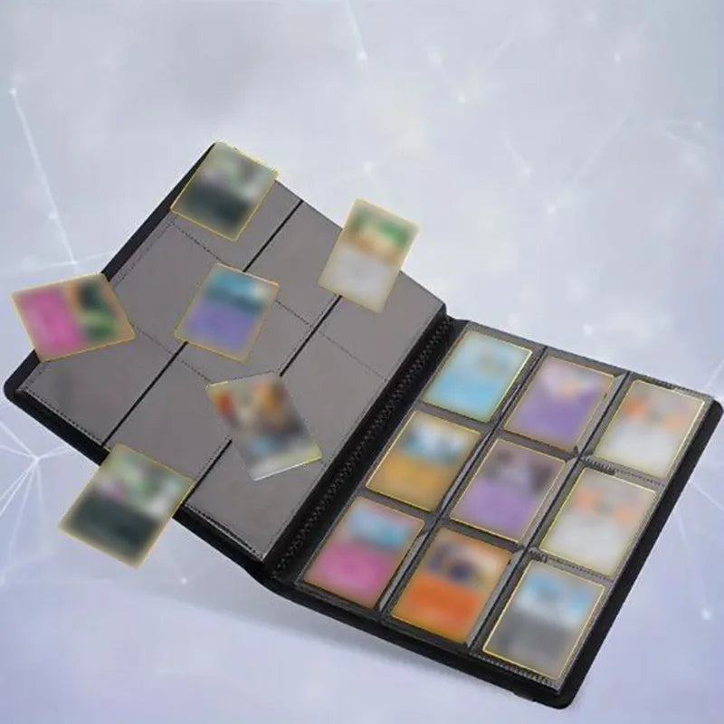 1Pc Card Binder 160/360/480 Trading Card Holder Book PP Cover Binder For Cards Durable Side Loading Card Book With Gaming Cards