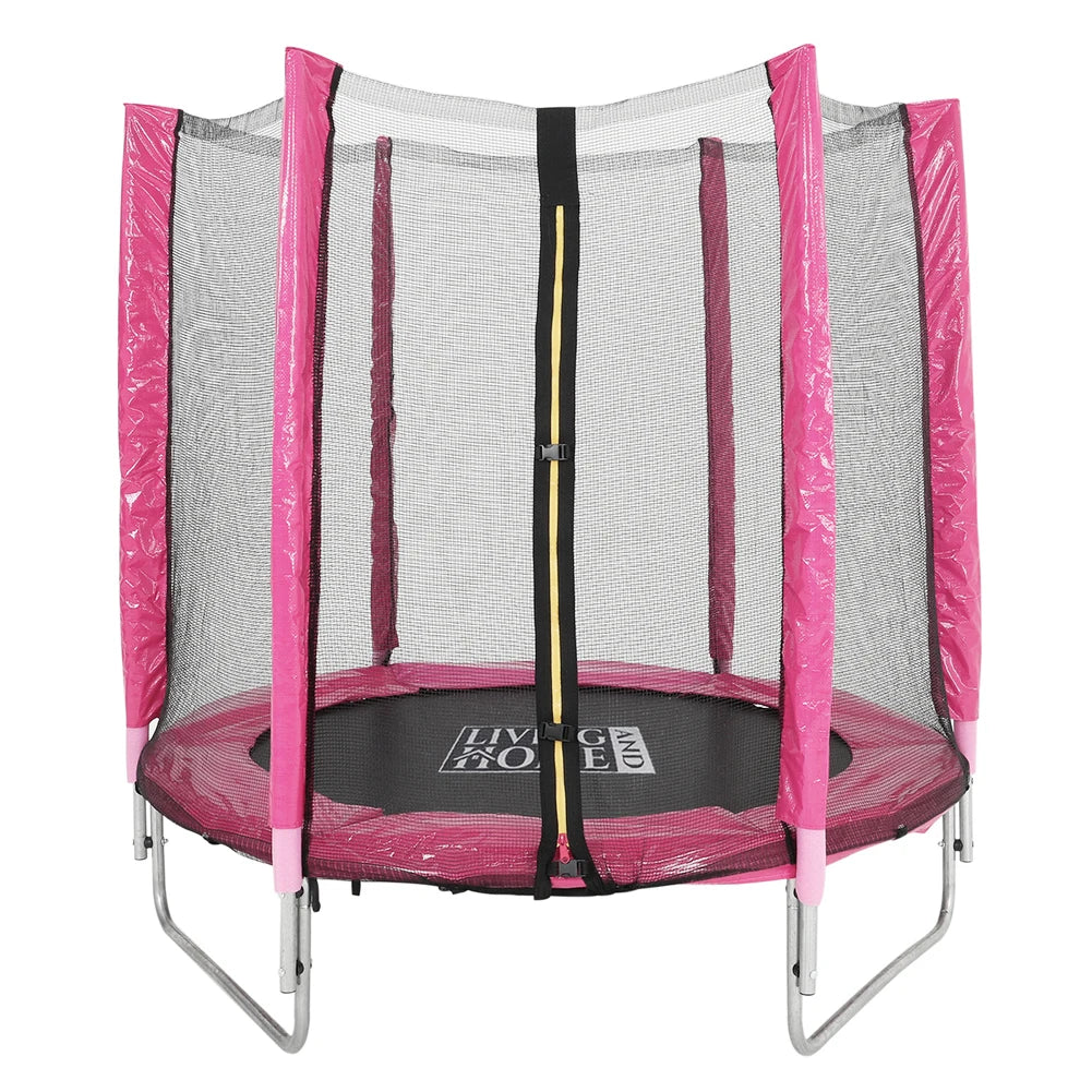 【Breeins】Outdoor Trampoline with Safety Enclosure for Kids Entertainment