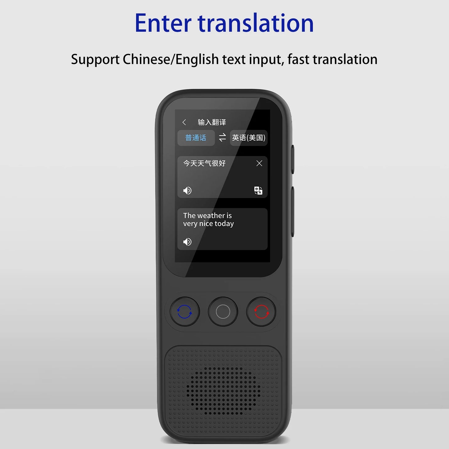 S80 Language AI Translator Device with 138 Languages Voice Translating 17 Offline Translation Simultaneous Interpretation