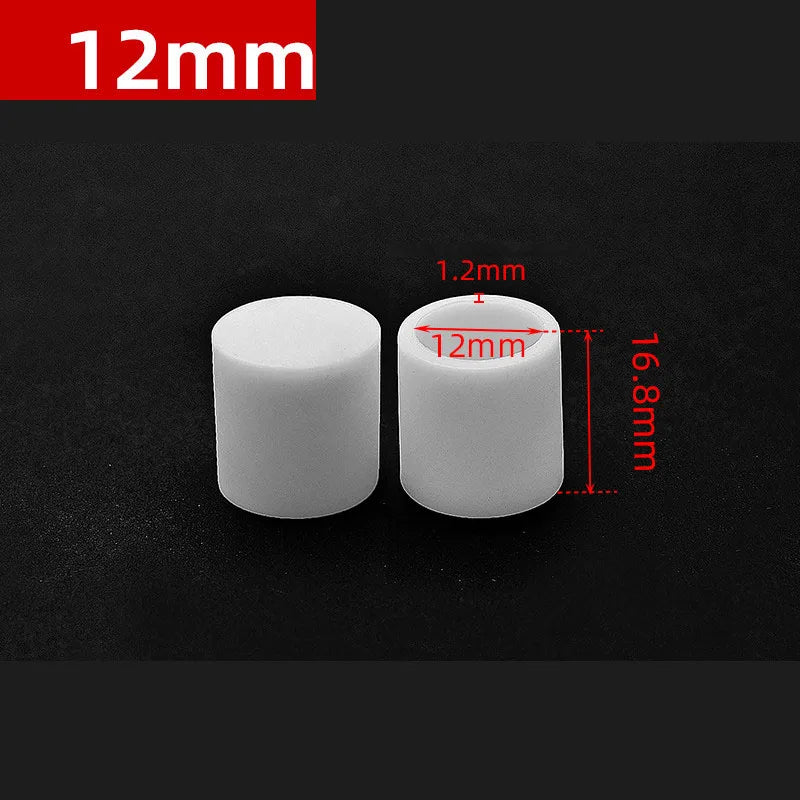 Round Rubber PVC Furniture Leg Caps 10mm/0.39in-50mm/1.97in White  Seal Stopper Pipe Covers Furniture Sofa Leg Pads Non-slip
