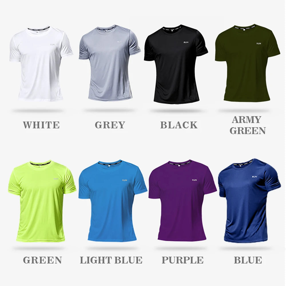 Running Shirts Soccer Shirts Men's Jersey Sportswear Men's Running T-Shirts Quick Dry Compression Sport T-Shirts Fitness Gym
