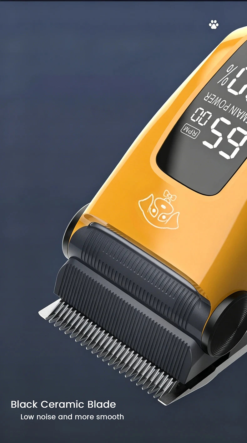 Pet Clipper Professional Dog Hair Trimmer Cat Grooming Shaver Type-C Charged Electric Puppy Cutting Machine for Small Big animal