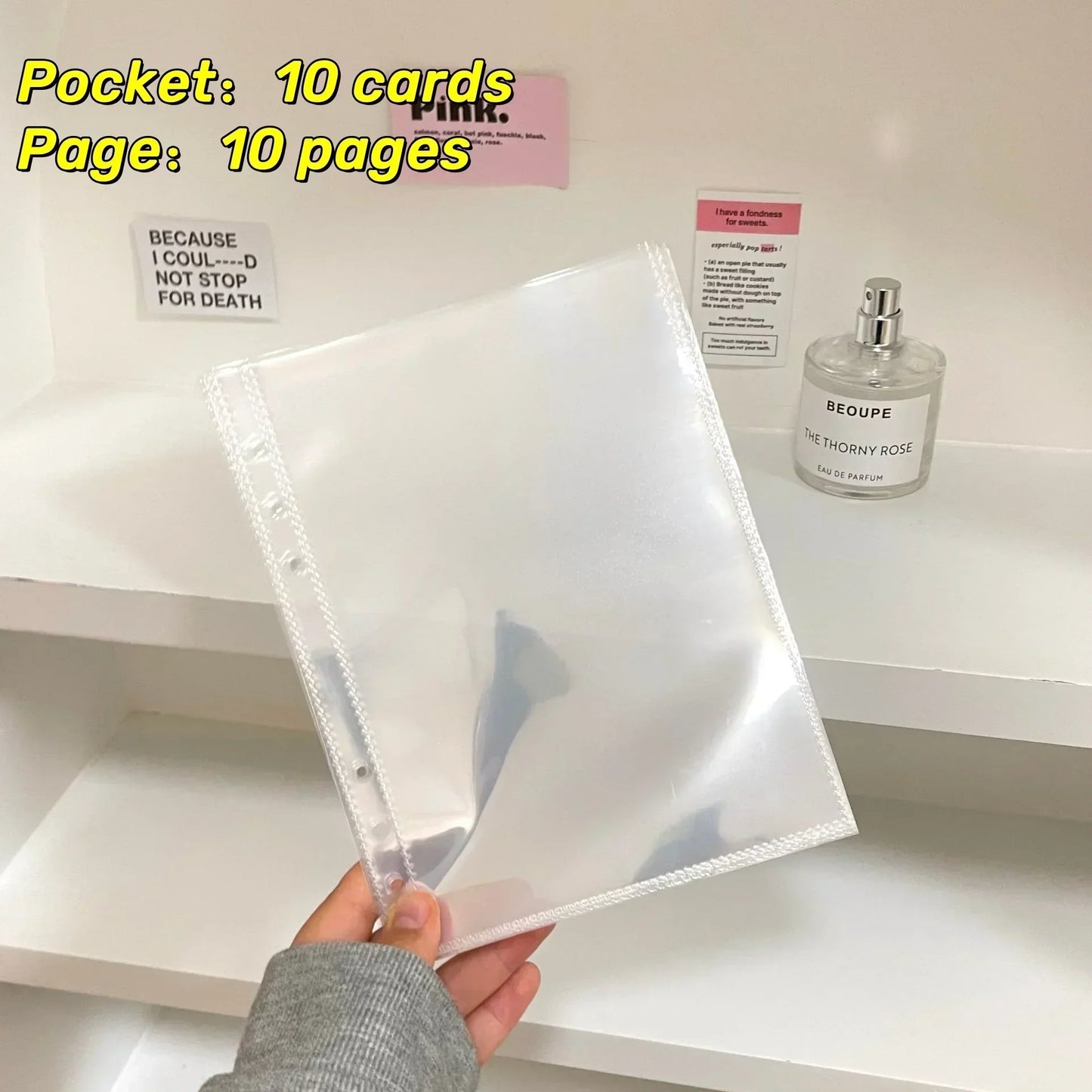 A5 Binder Photocards Cover Kpop Loose-leaf Collect Book Photo Cards Album Storage Book Stationery Birthday Gifts 포토카드 바인더