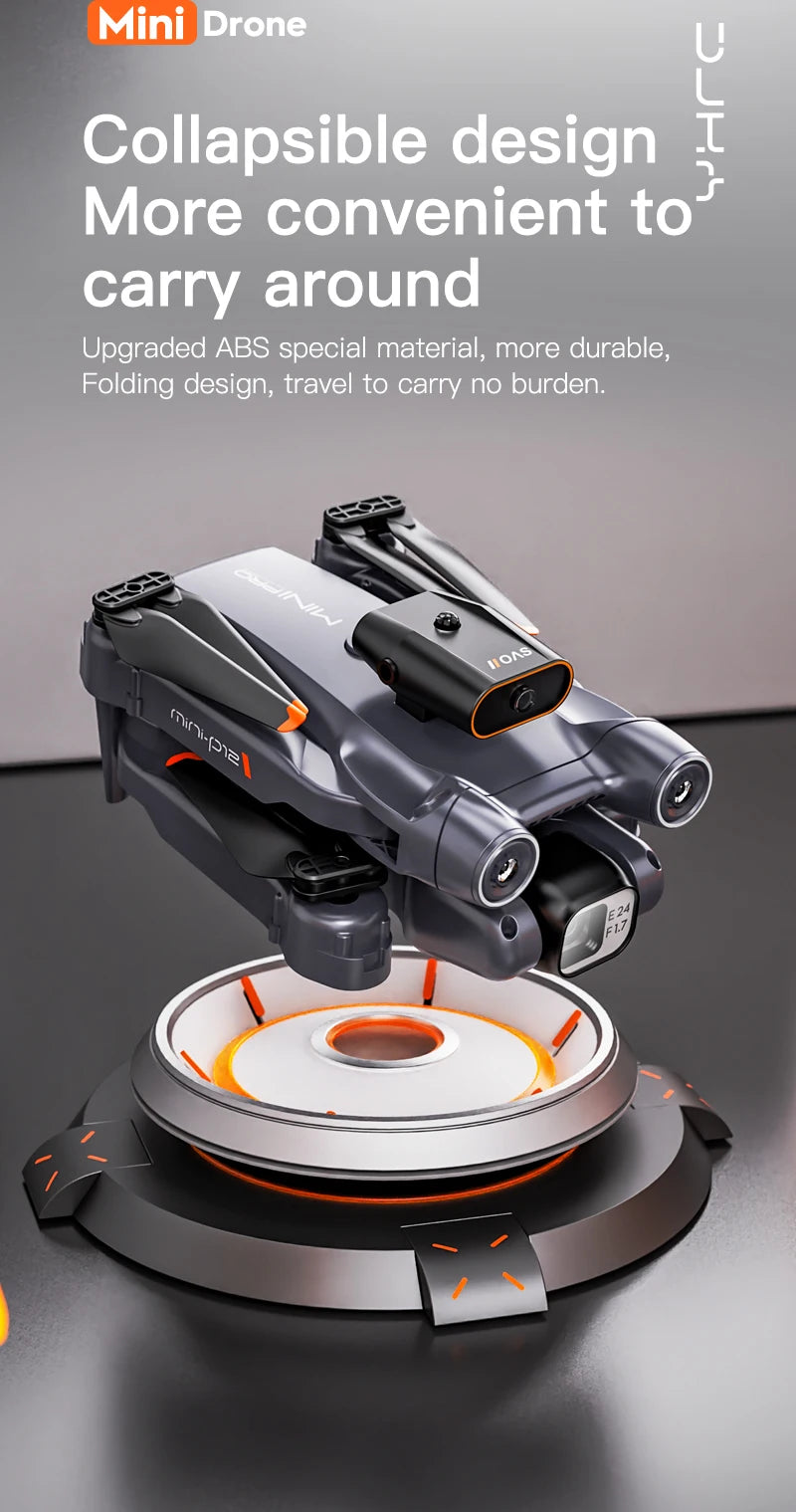 8K Dual Camera Obstacle Avoidance Drone Aerial Photography Laser Obstacle Avoidance Option Flow Helicopter Gift Toy Kid RC Drone
