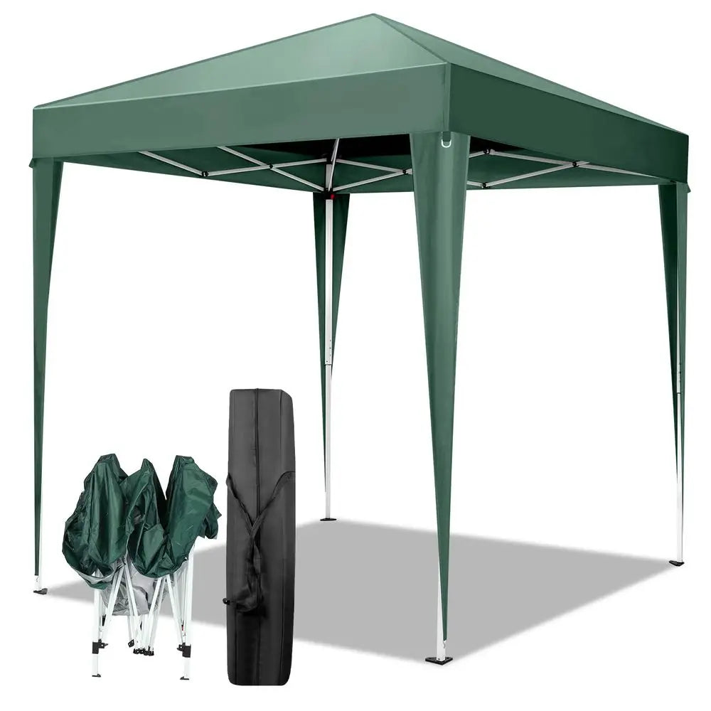 x 2m Pop Up Canopy Tent, Outdoor Gazebo Folding Canopy with Carry Bag for Commercial Events, Party, Backyard BBQ, Camping, Gree