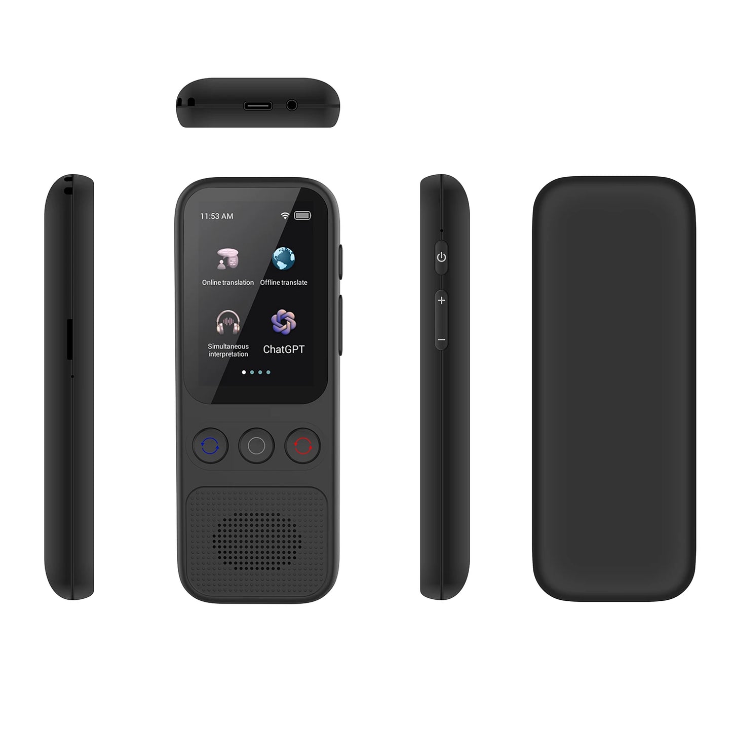 S80 Language AI Translator Device with 138 Languages Voice Translating 17 Offline Translation Simultaneous Interpretation