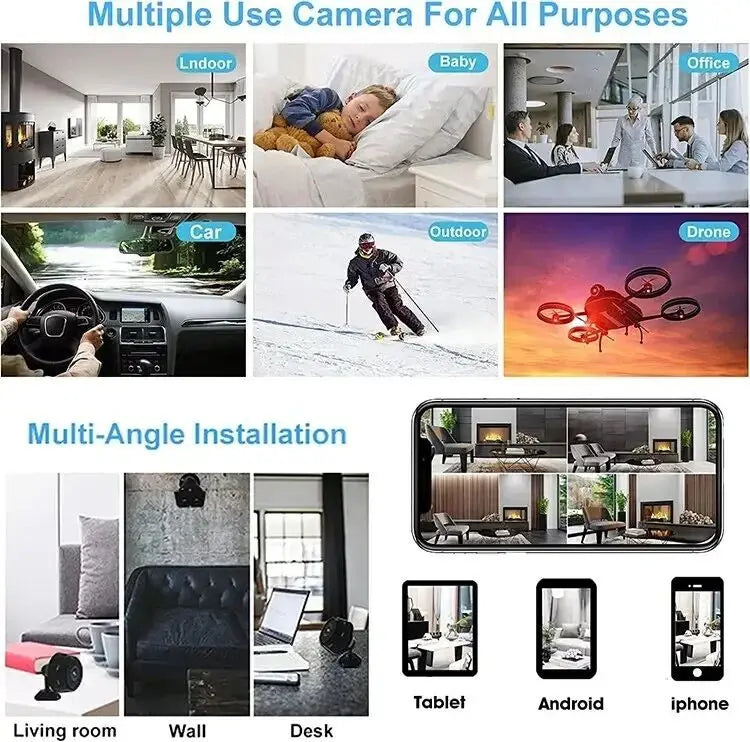 A9 WiFi Mini Camera Recorder Security MonitoringWireless Video Mini Camera Recorder Voice CameraSmart Home For Infants And P