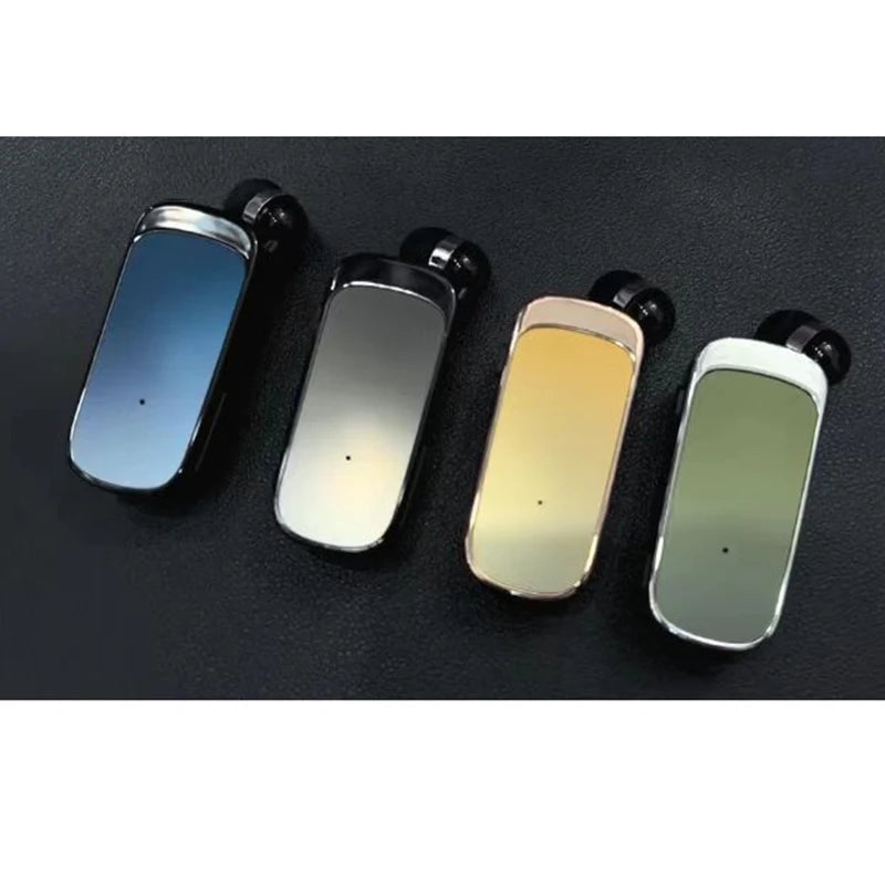 K65 20 Hours Work Time Mini Wireless Bluetooth Headset handsfree Call Remind Vibration Sport Clip Driver Earphone F920 K55 F580