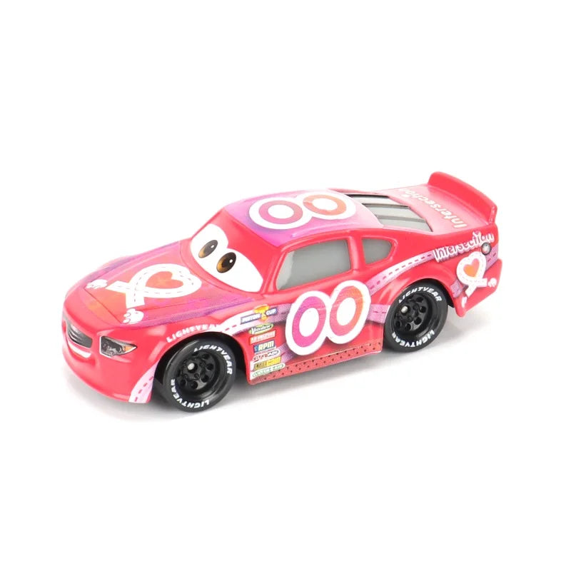 Disney Cars toy Christmas McQueen ROUTE 66 McQueen Champion McQueen Racing car 1:55 Diecast Alloy car Model Boy's Christmas gift