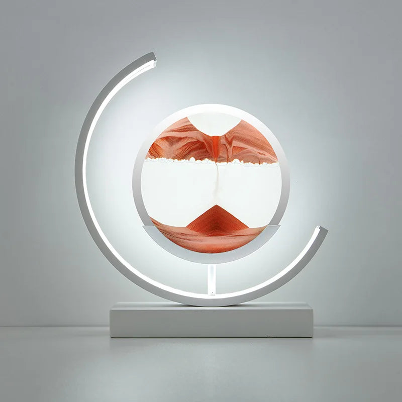 Customizable 2024 LED 3D hourglass Decoration SLBJ1820