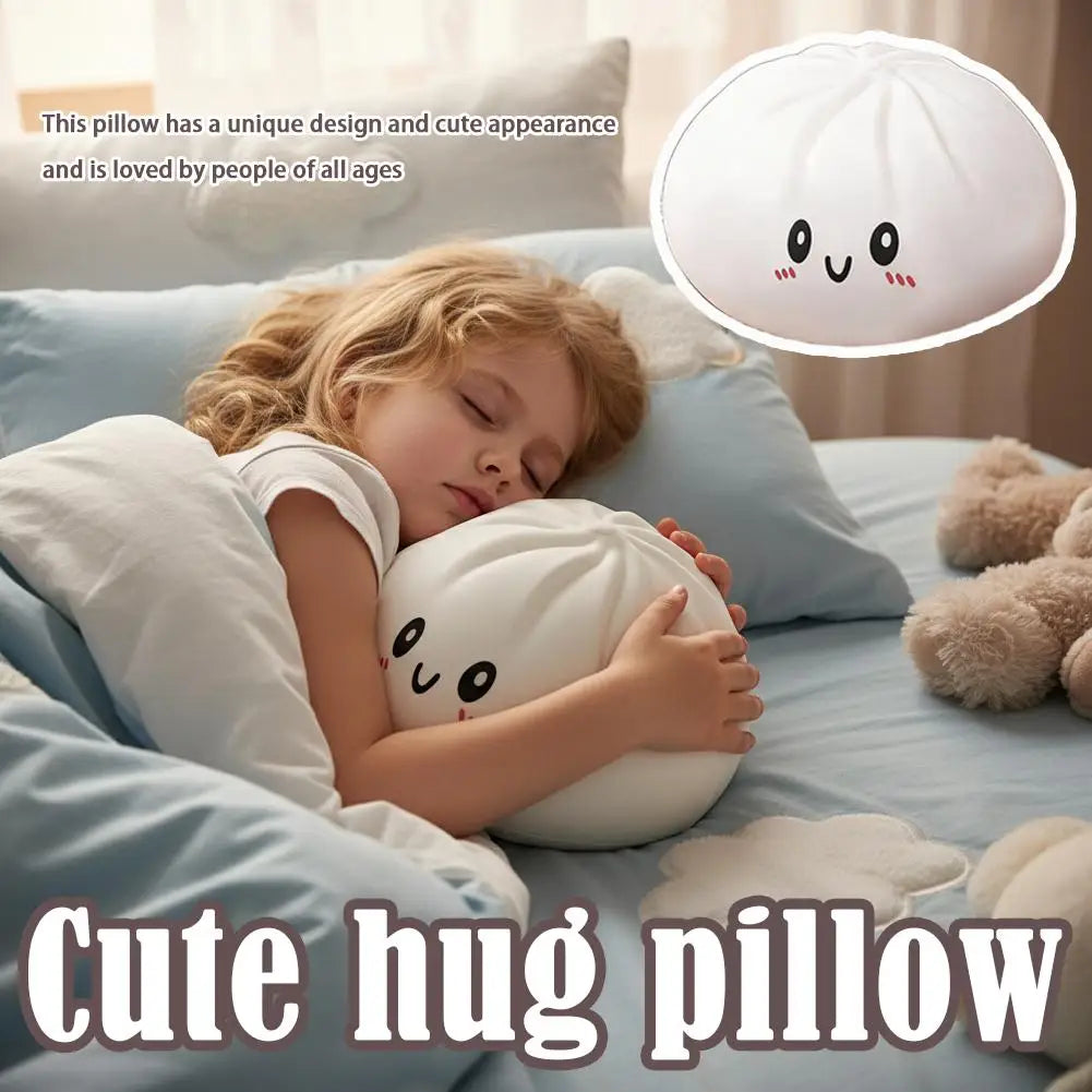 Large Steamed Bun Squeeze Toy Big Squishies Anti Stress Reliever Fidget Toy for Adults Kids Birthday Gift Soft Food Pillow Decor