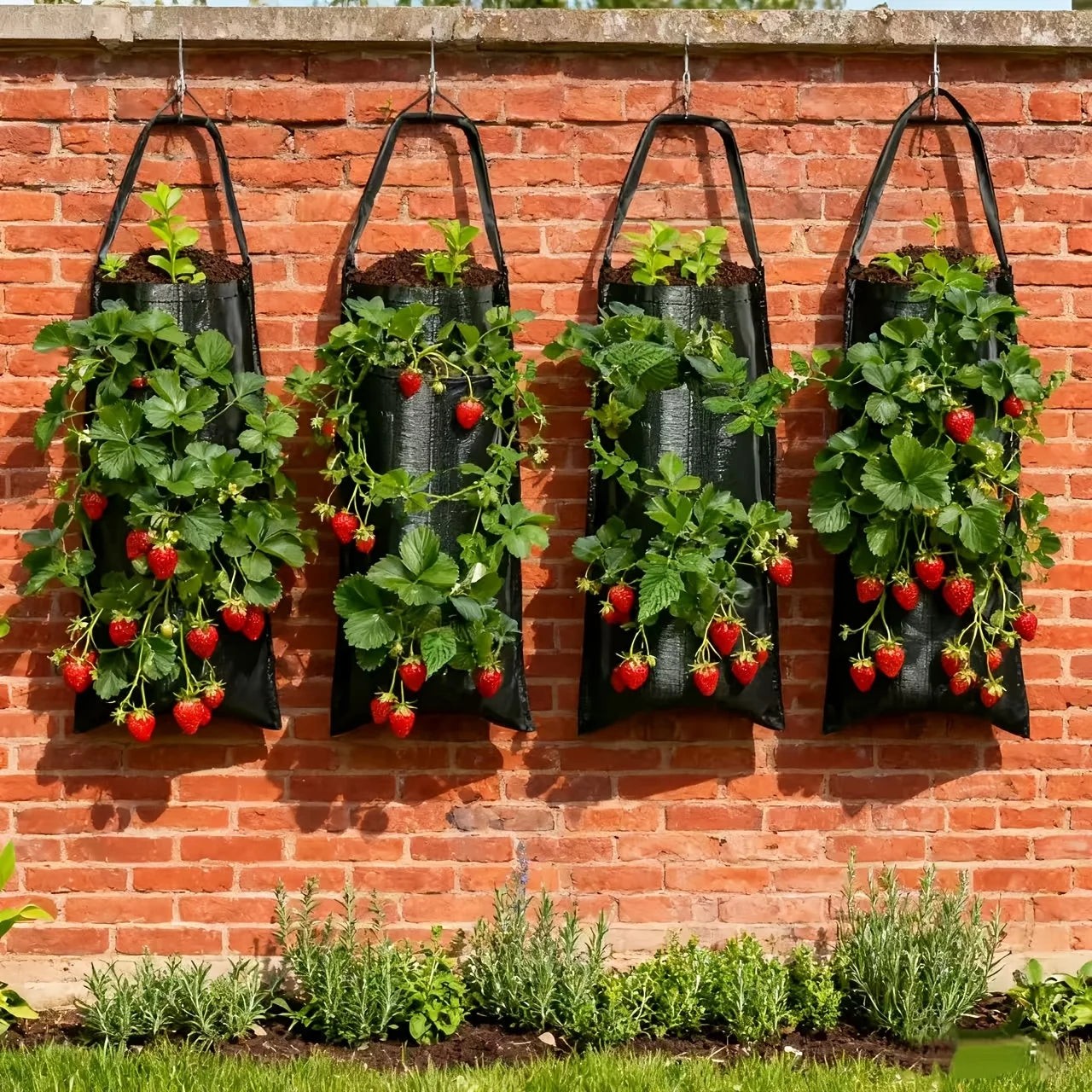 Multi Functional Vegetable and Fruit Planting Bag, Wall Mounted Foldable Planting Bag, Home Gardening, Balcony Vegetable Garden