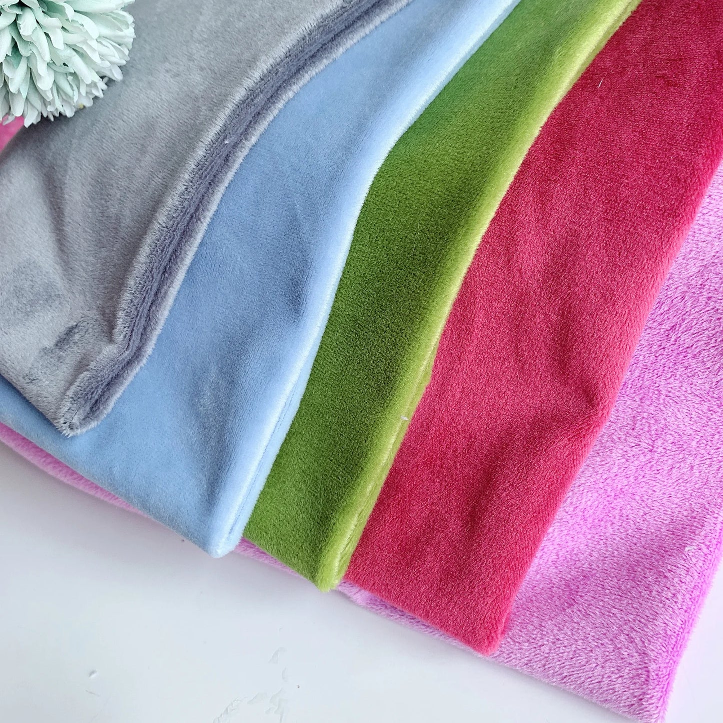 1.5mm Super Soft Short Plush Fabric Thick Crystal Super Soft Flannel Plush Toy Handmade Diy Fabric 45x50cm