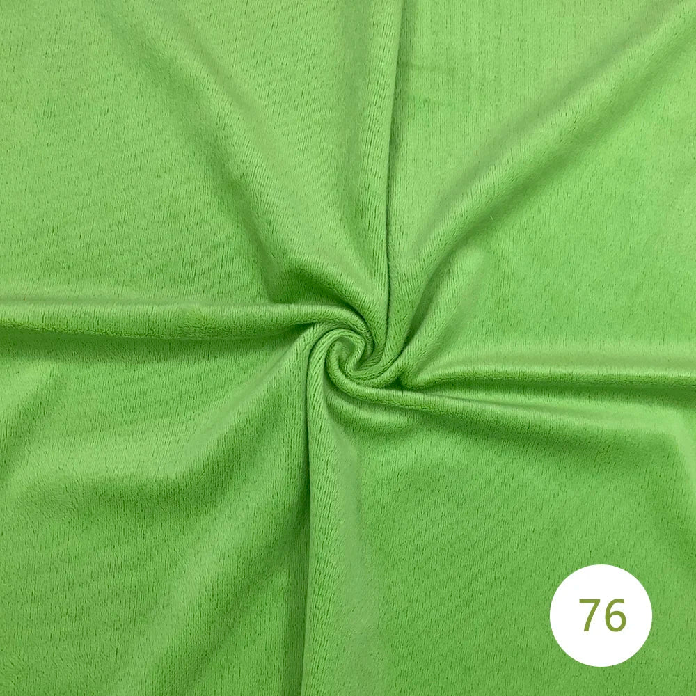 1.5mm Super Soft Short Plush Fabric Thick Crystal Super Soft Flannel Plush Toy Handmade Diy Fabric 45x50cm