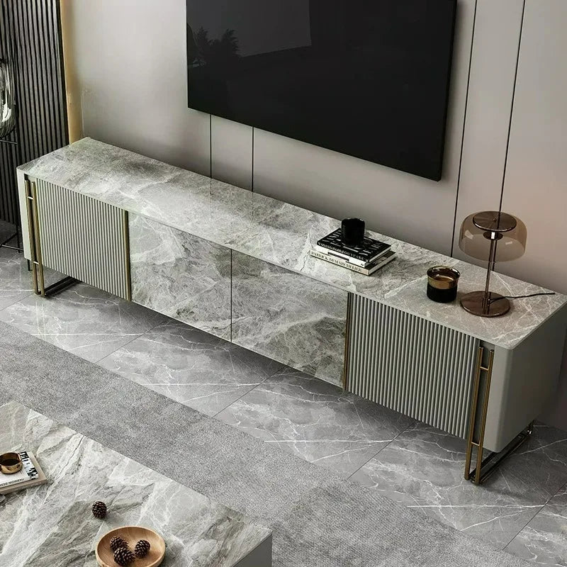 Customizable luxury TV cabinets, modern minimalist living room and bedroom platform coffee table sets with storage cabinets.