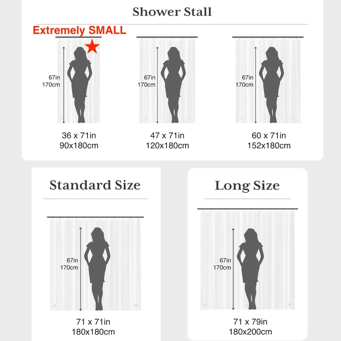 1pc Waterproof Clear Shower Curtain Pebble Pattern PEVA Bath Curtain Liner with Bottom Magnets Plastic Bath Curtain for Bathtub