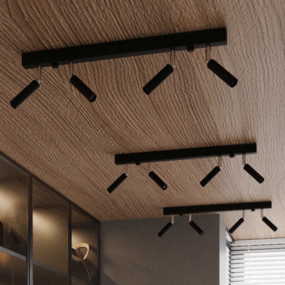 Ceiling lamp steel Eyetech modern Design G9