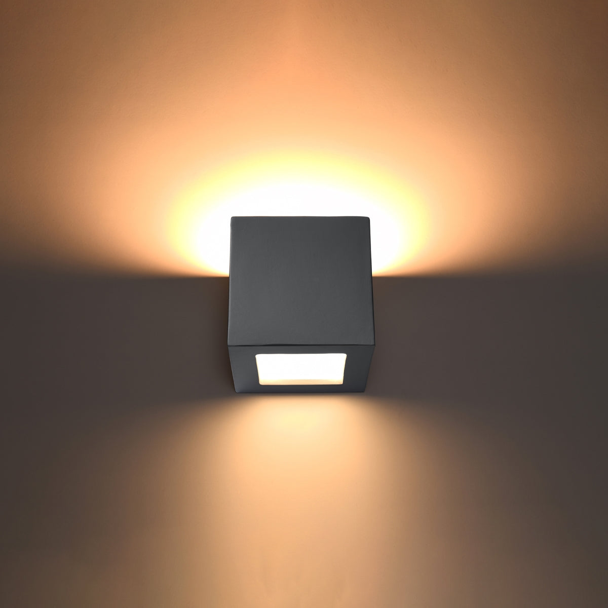 Wall lamp ceramics, glass Leo modern Design E27