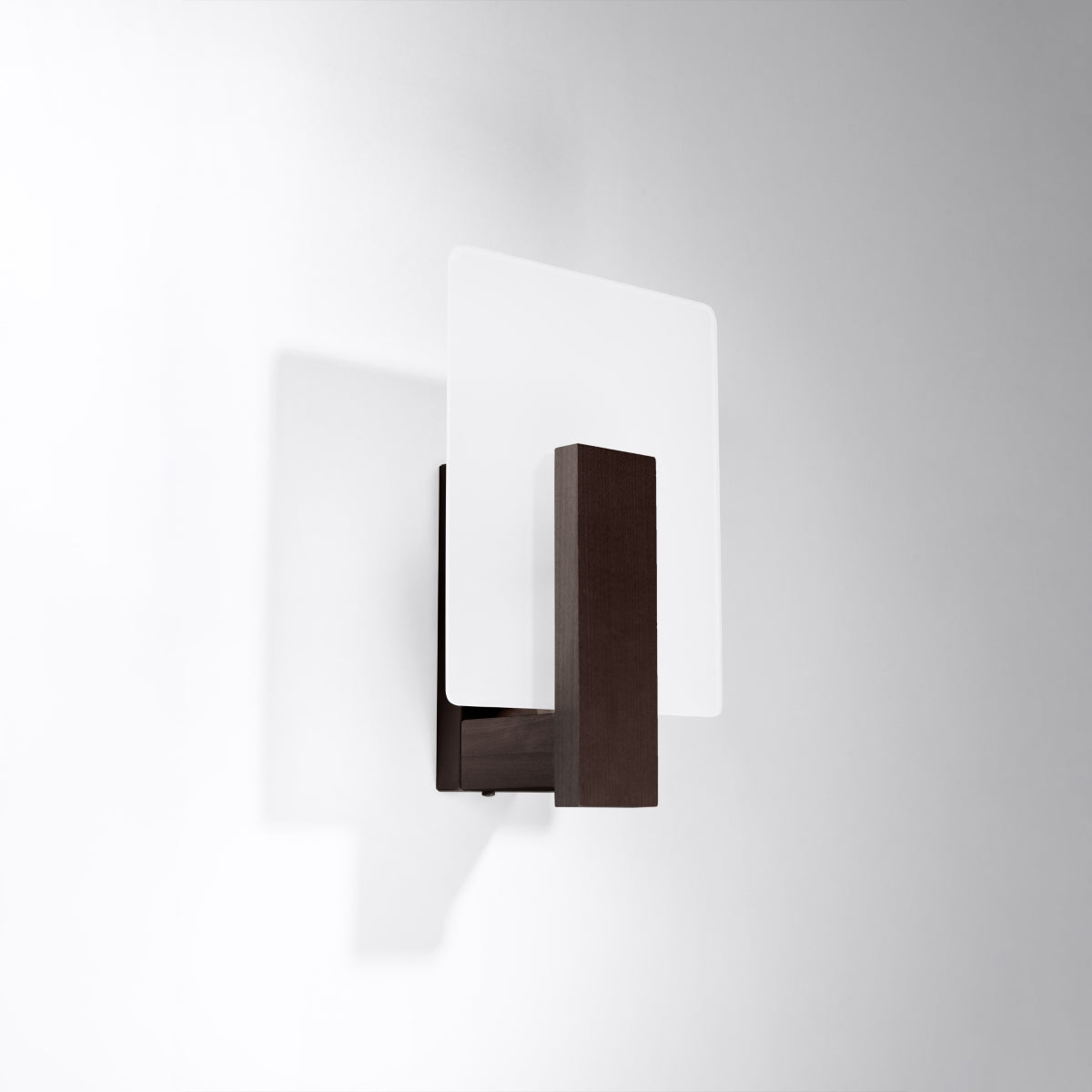 Wall lamp wood, glass Lappo Scandinavian Design E14