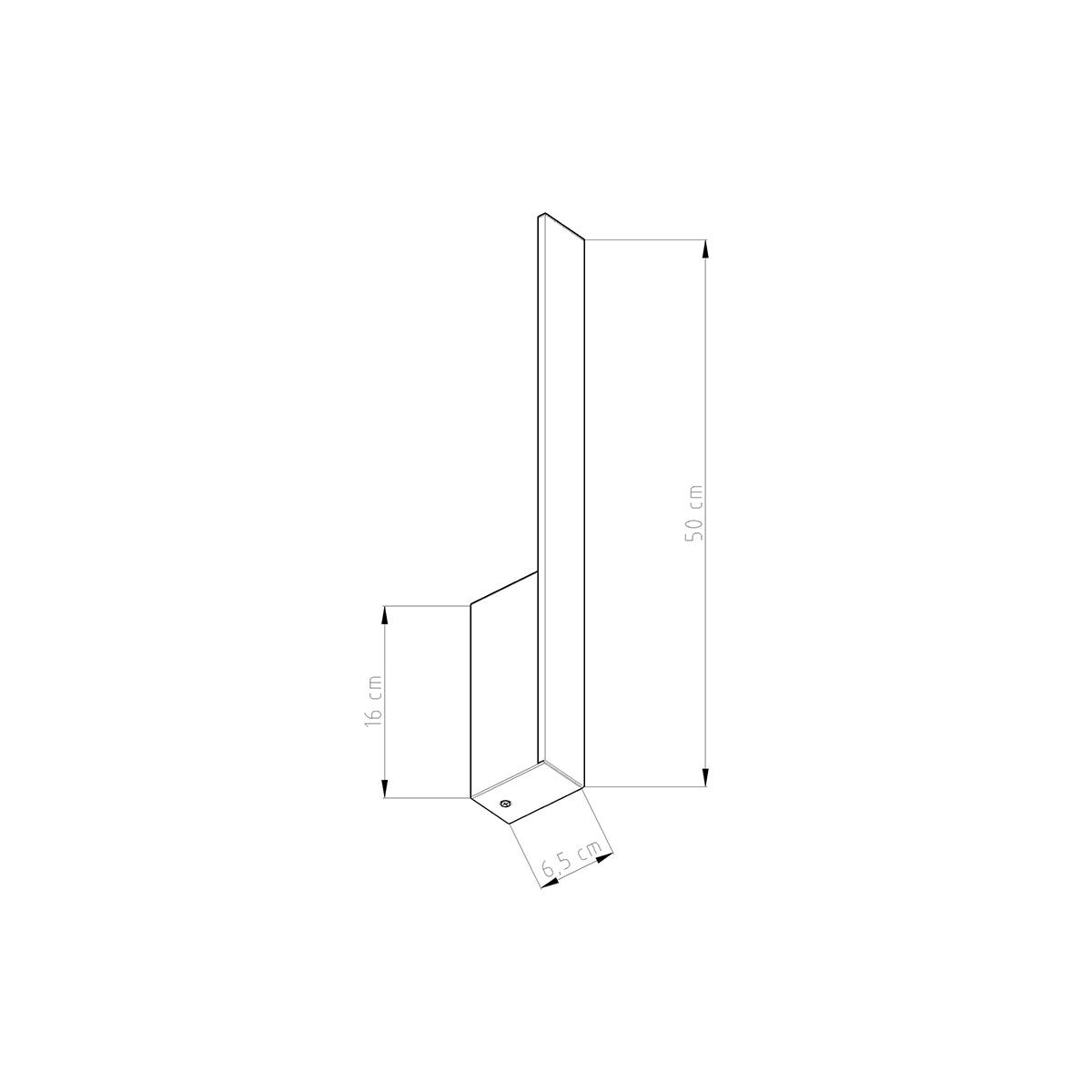 Wall lamp aluminum Lahti modern Design LED