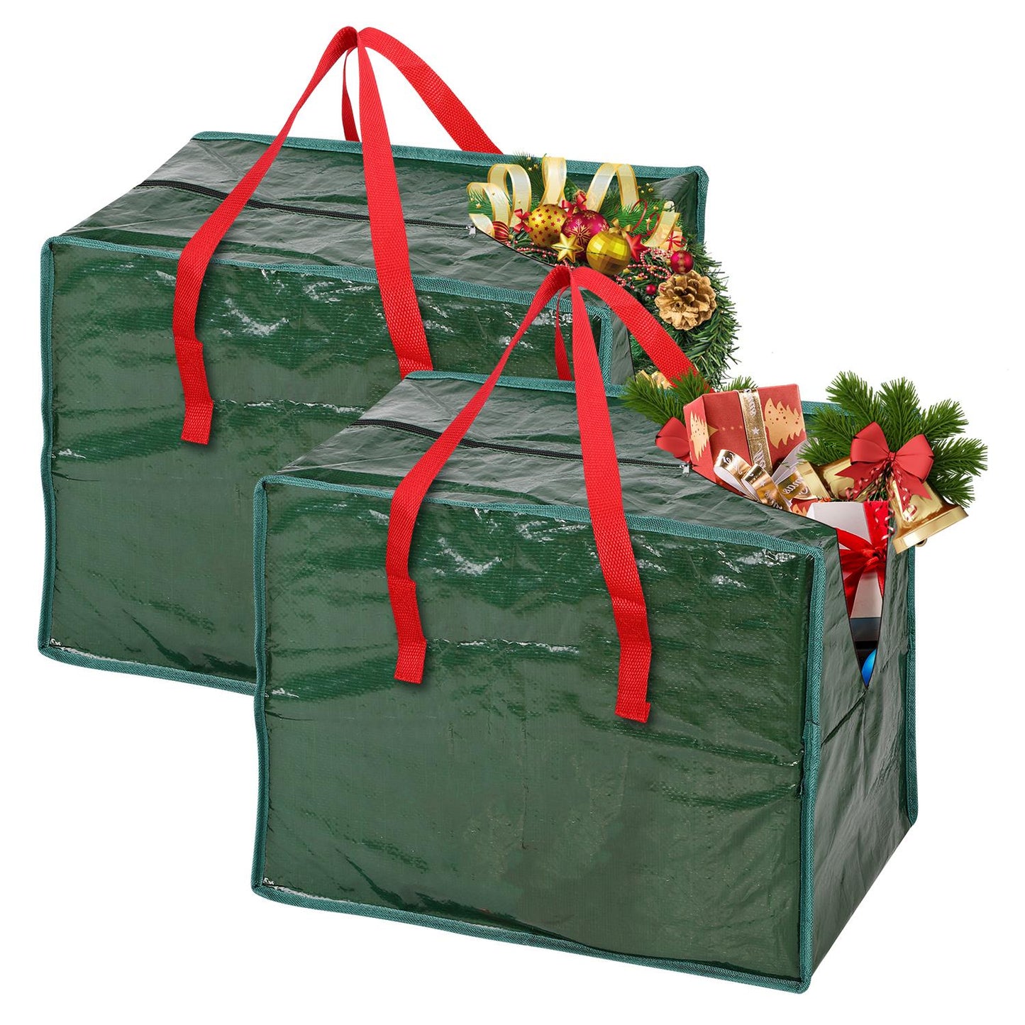 VINSANI XMAS BAUBLES & TINSEL STORAGE BAG 1010395