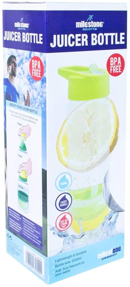 Milestone Juice Twist Water Bottle Lime Capacity, 700ml