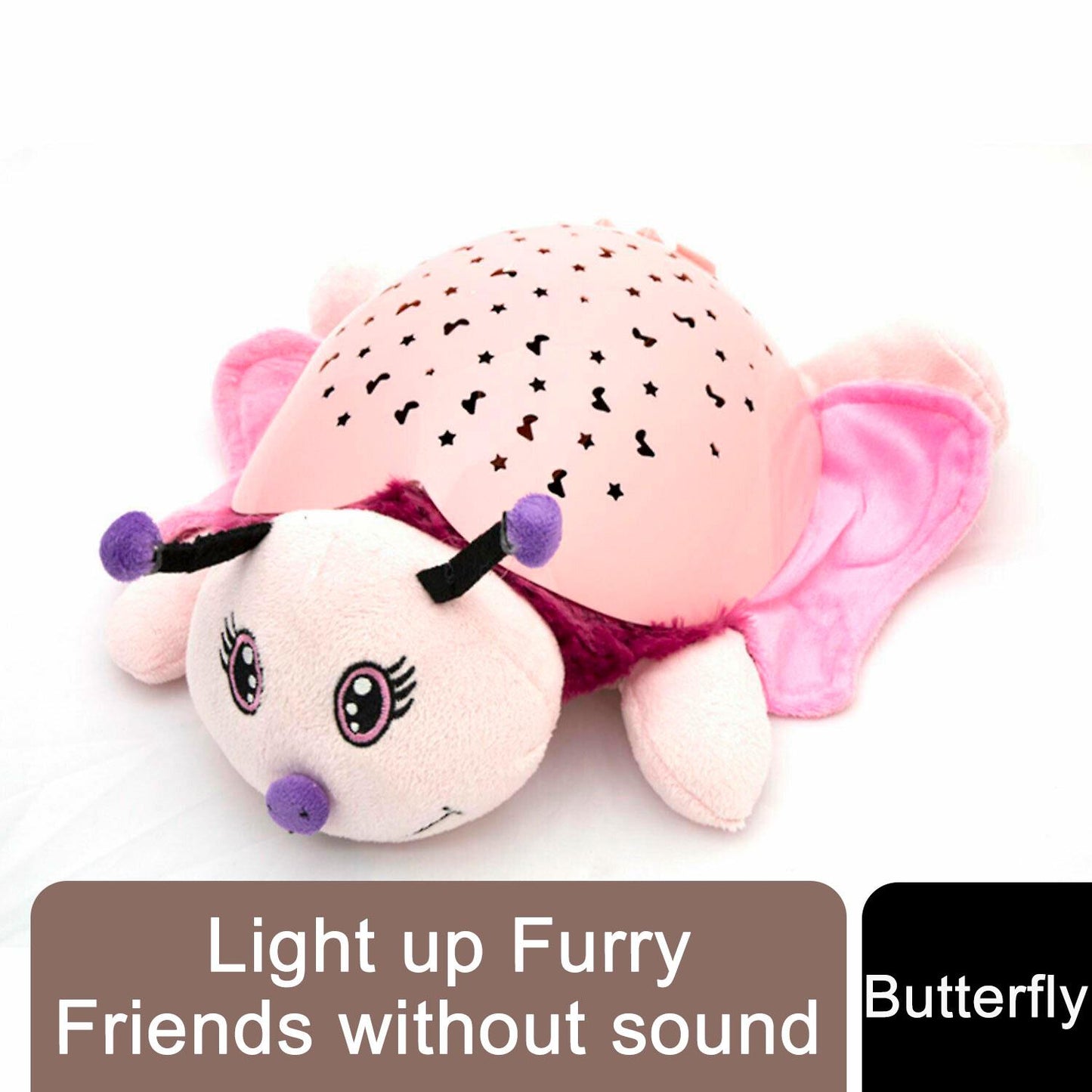 Light up Furry Friends without sound - Butterfly