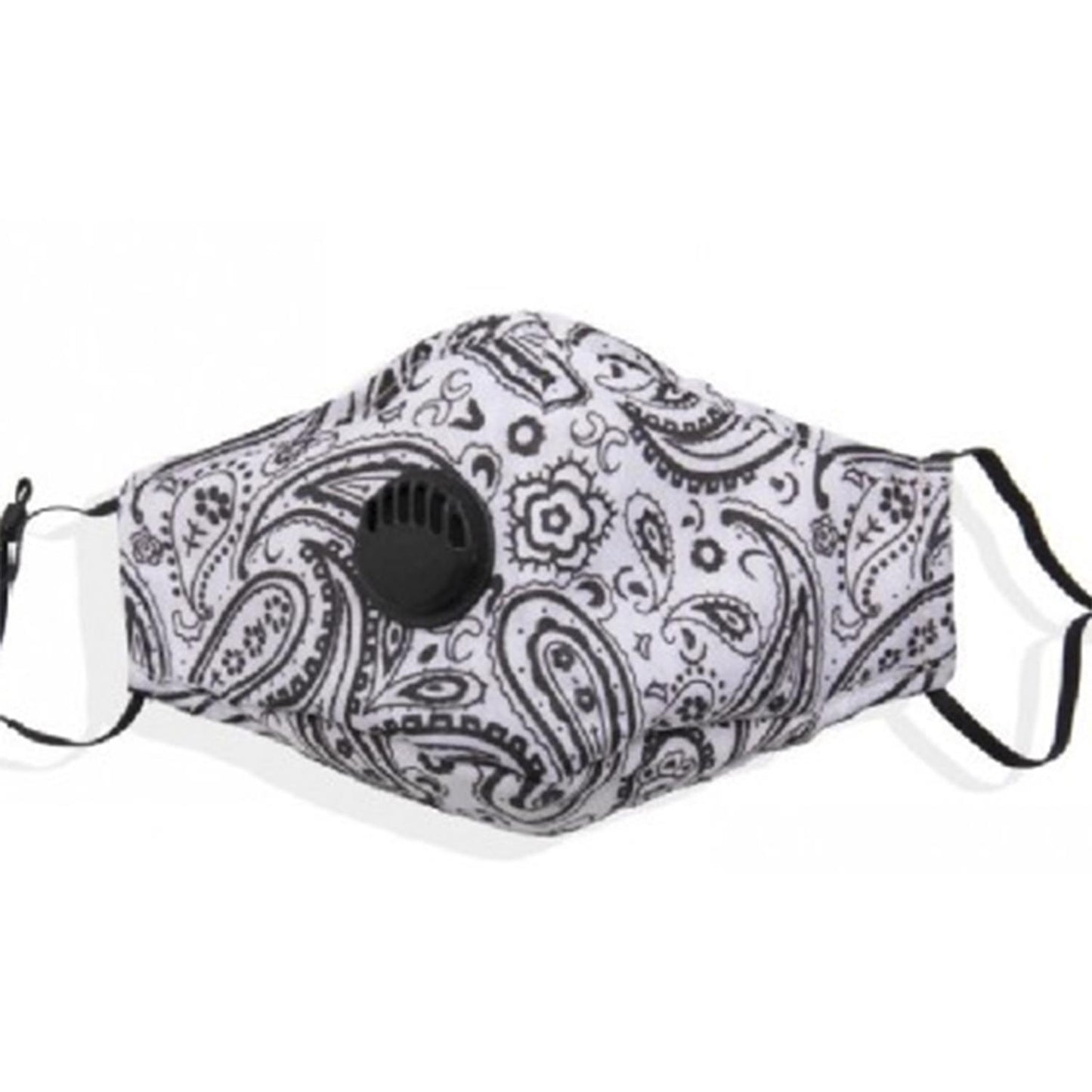 FaceMask-Adults-Paisley-Valve-White