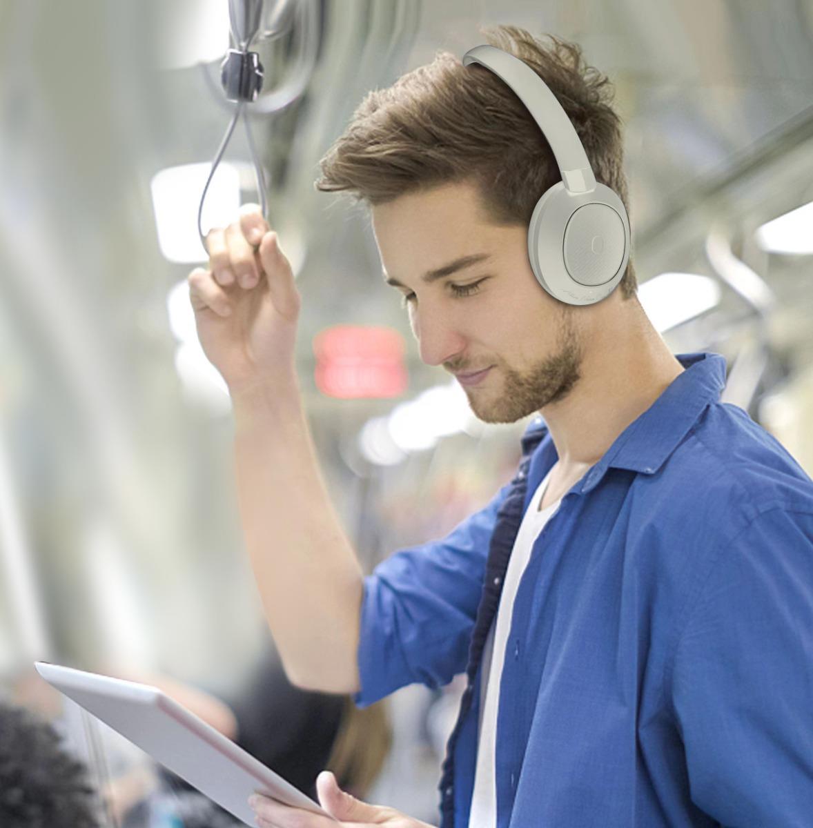 WYEWAVE Advanced Noise Cancelling Premium Sound Wireless Headsets - Beige