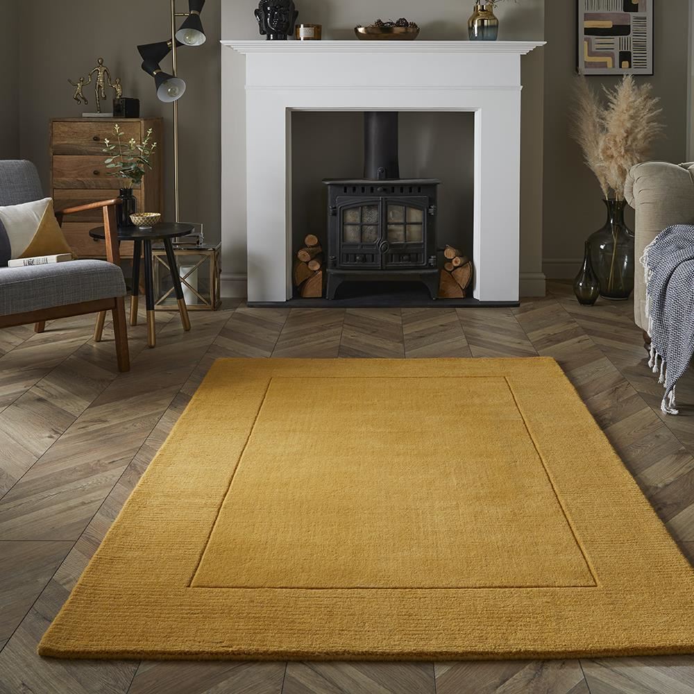 Esme Wool 80x150cm Ochre Rug