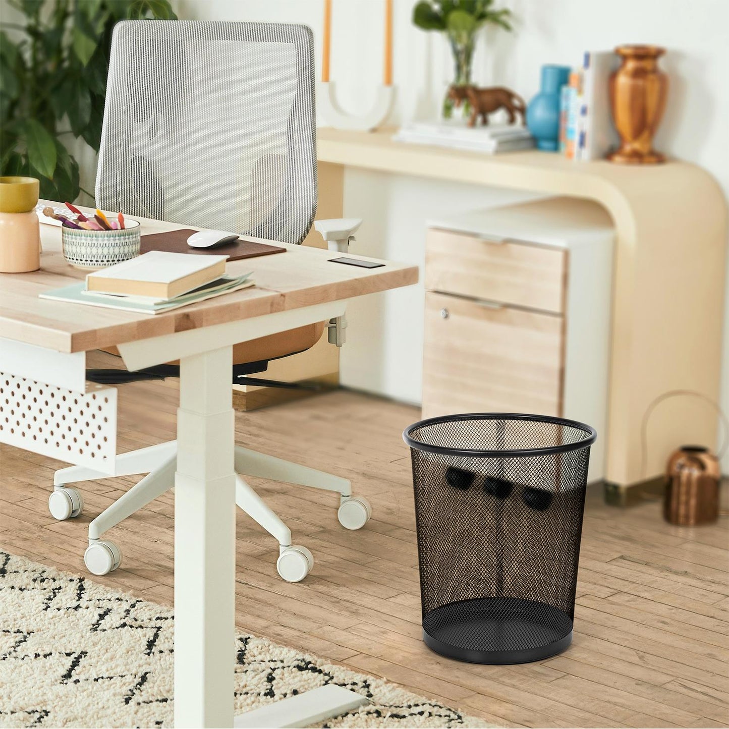 Vinsani 2pc Black Mesh Bin 1010404