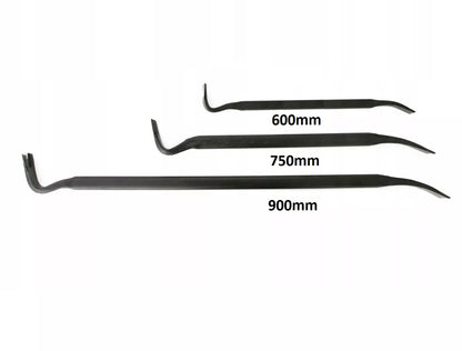 WRECKING CROW BAR STEEL PRY NAIL PULLER REMOVER TOOL 24" 30" 36" / 600 750 900mm