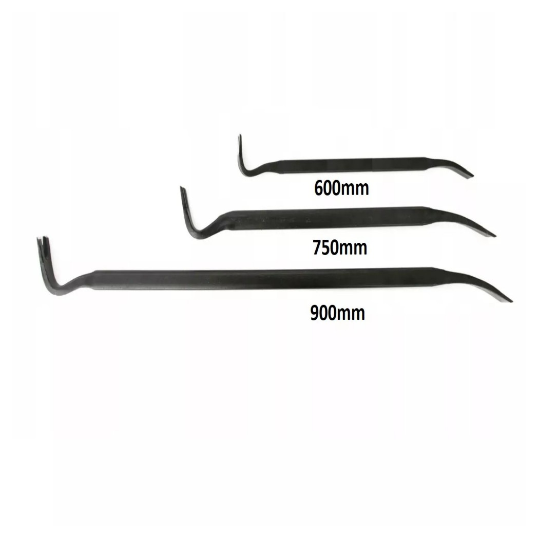 WRECKING CROW BAR STEEL PRY NAIL PULLER REMOVER TOOL 24" 30" 36" / 600 750 900mm