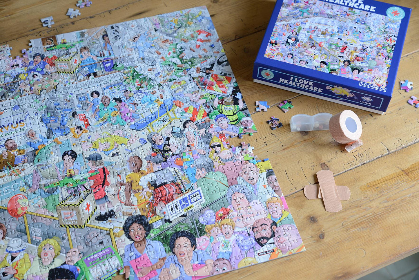 Mike Jupp 'I Love Healthcare 1000 Piece Jigsaw Puzzle