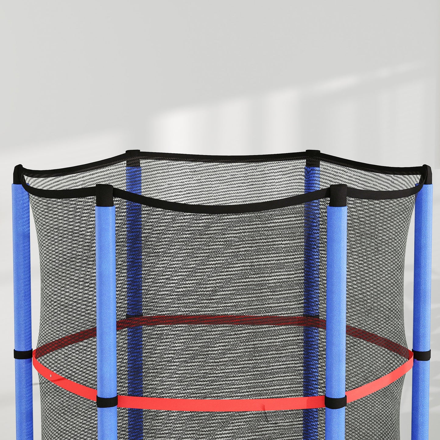 HOMCOM Kids Trampoline Mini Bouncer w/ Enclosure Net for 3-6 Years