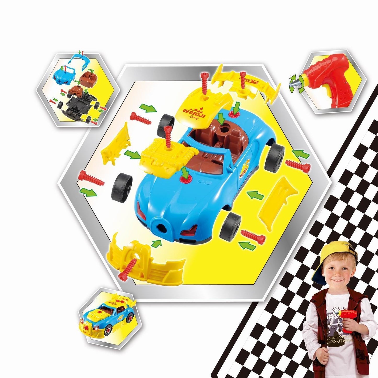 SOKA TAKE APART CAR KIT 0007619