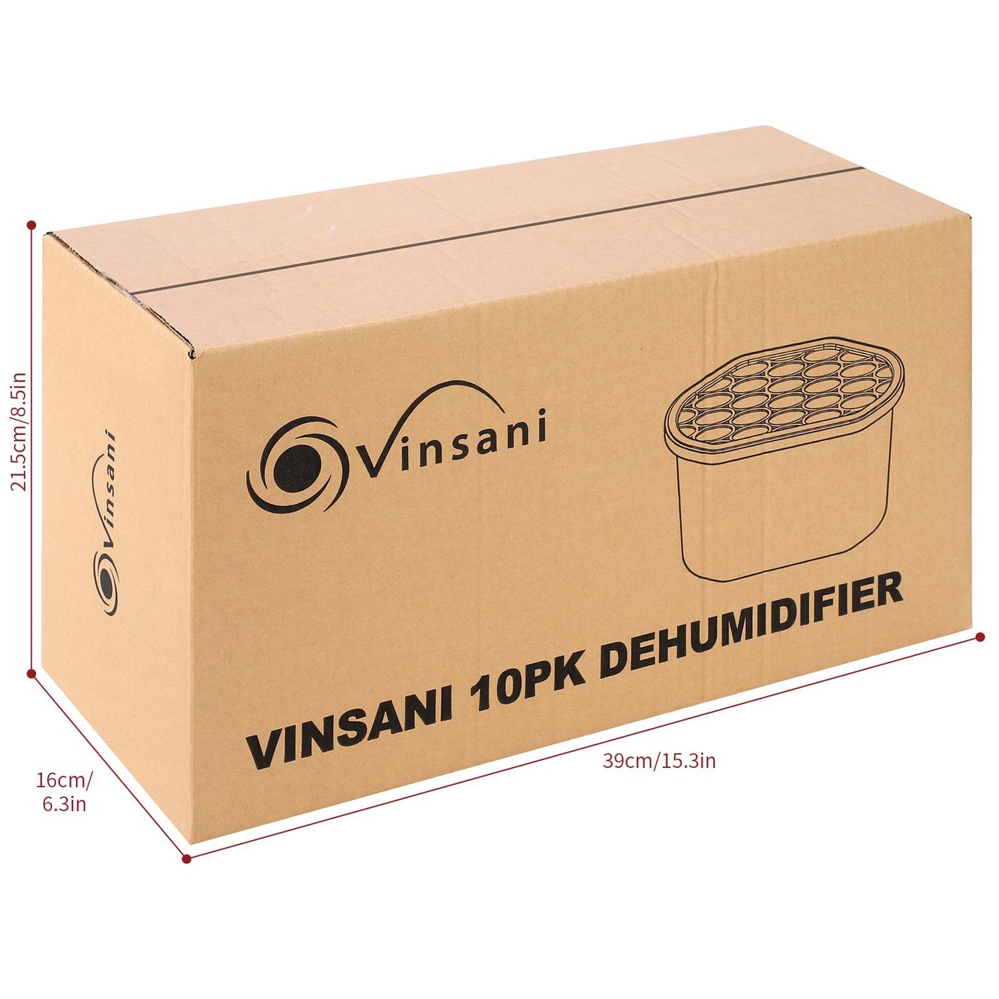 VINSANI 10PK DEHUMIDIFIER 0007640