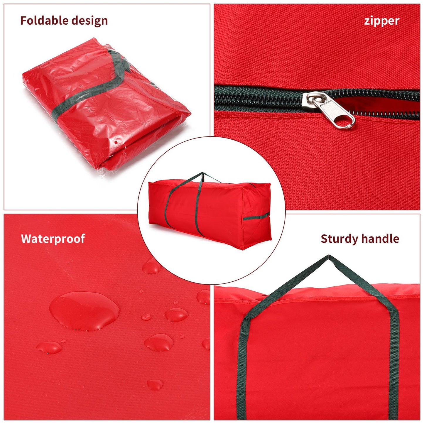 VINSANI RED XMAS BAG 0000150