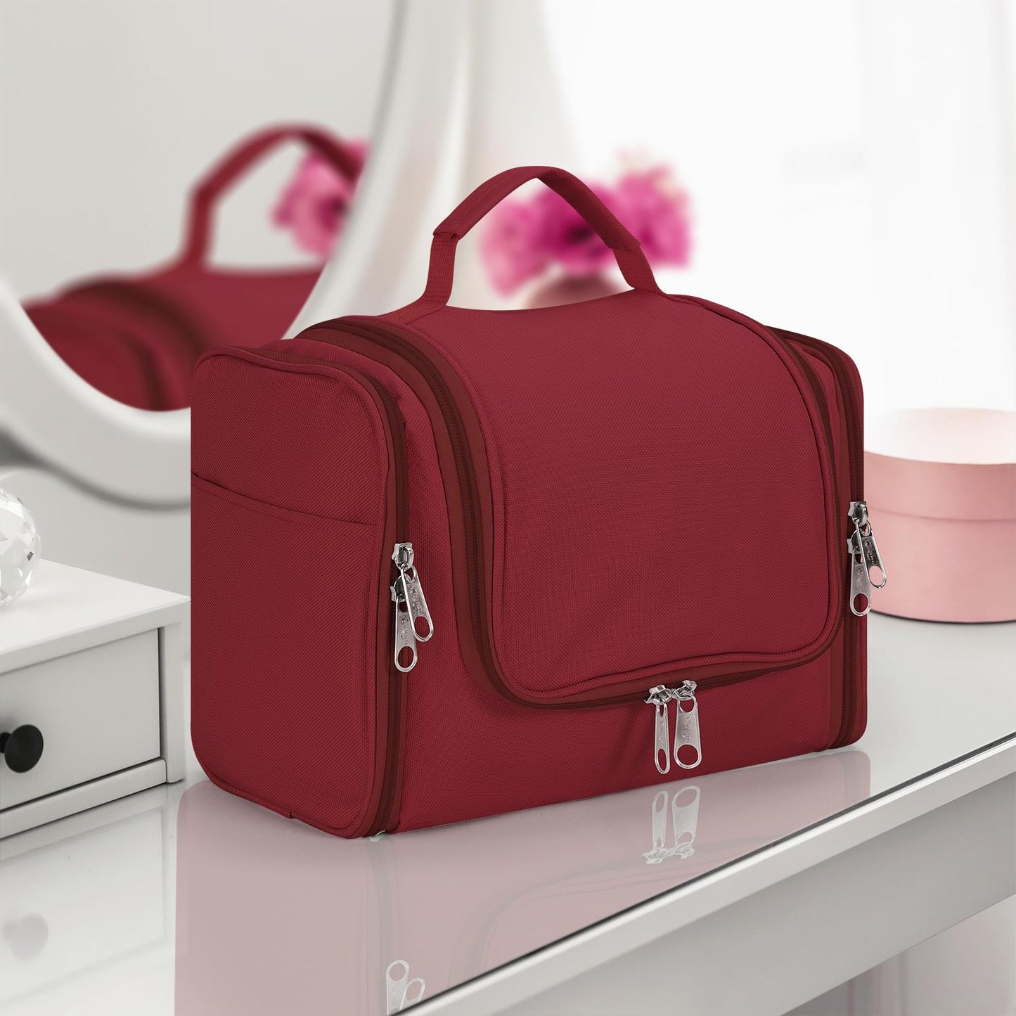 VINSANI TOILETRY BAG HOT PINK 1010180