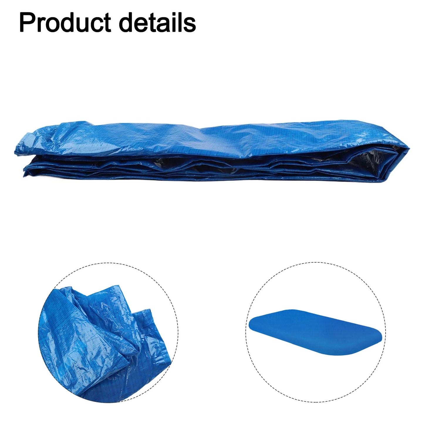 Swimming Pool Cover Cloth 262×175/305×183cm Thickeness Square Dust-proof Cloth For Swimming Pool Protection Accessories