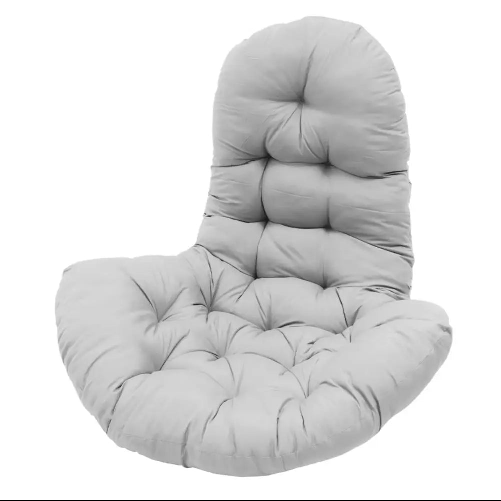 Voltsify Hanging Egg Chair Thick Cushion Swing Chair Pad, Light Grey