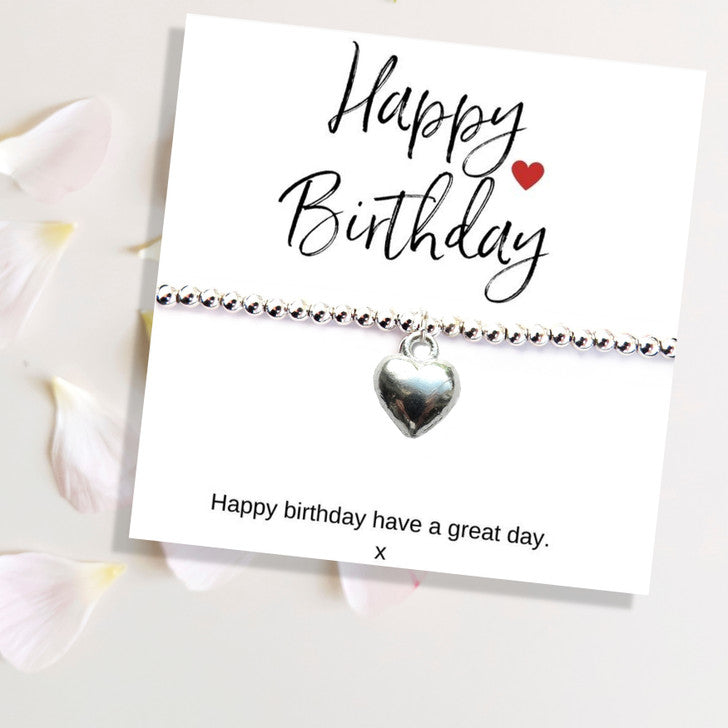 Happy Birthday Bracelet - Message Card