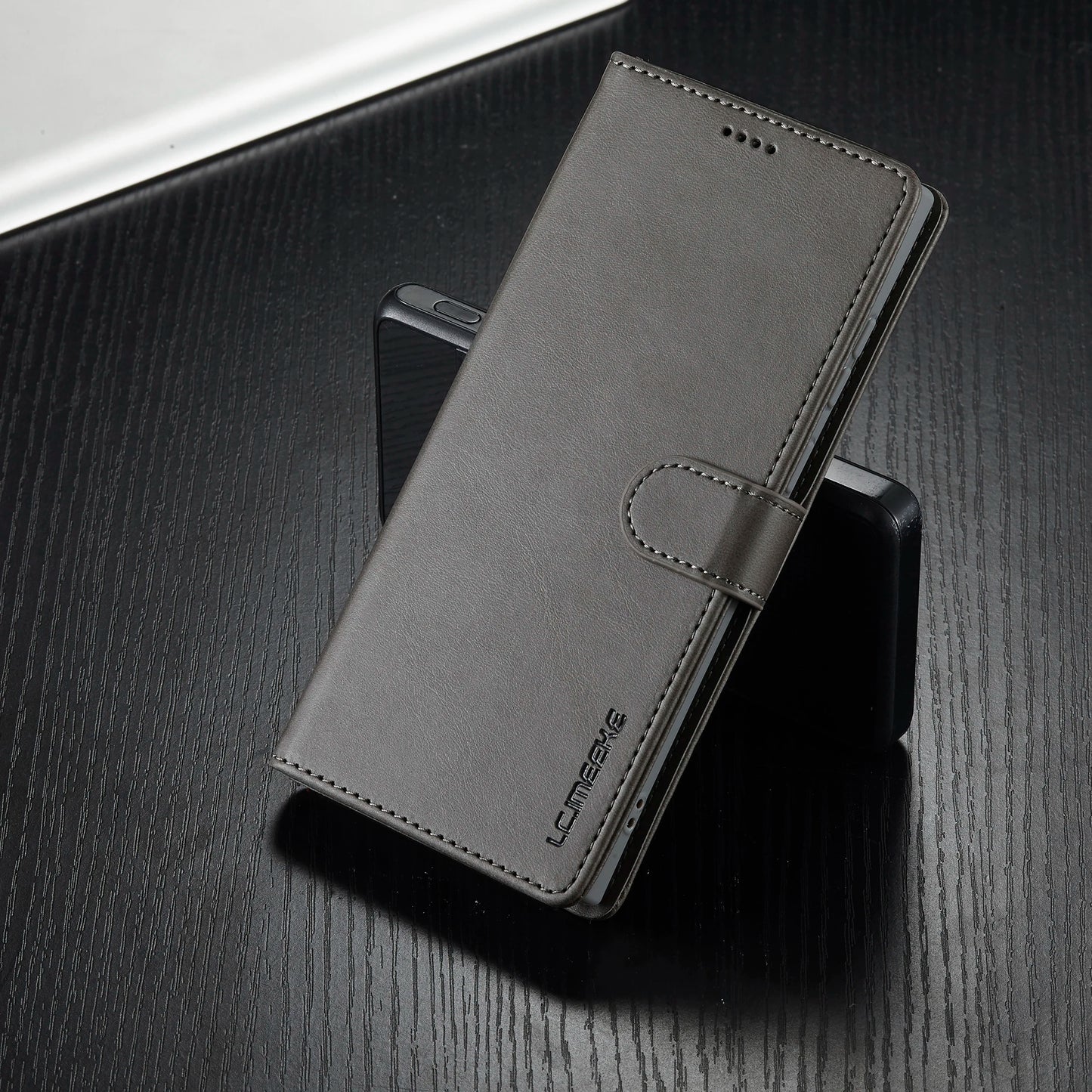 Business Leather Case for Samsung Galaxy S26 S25 Ultra S24 S23 FE S22 S21 S20 S10 Plus Note 20 + Flip Wallet Card Holder Cover