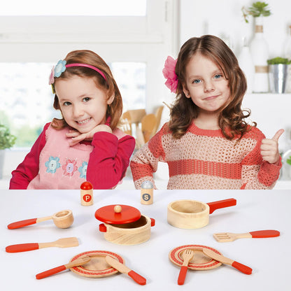 SOKA Red cooking set 0000266