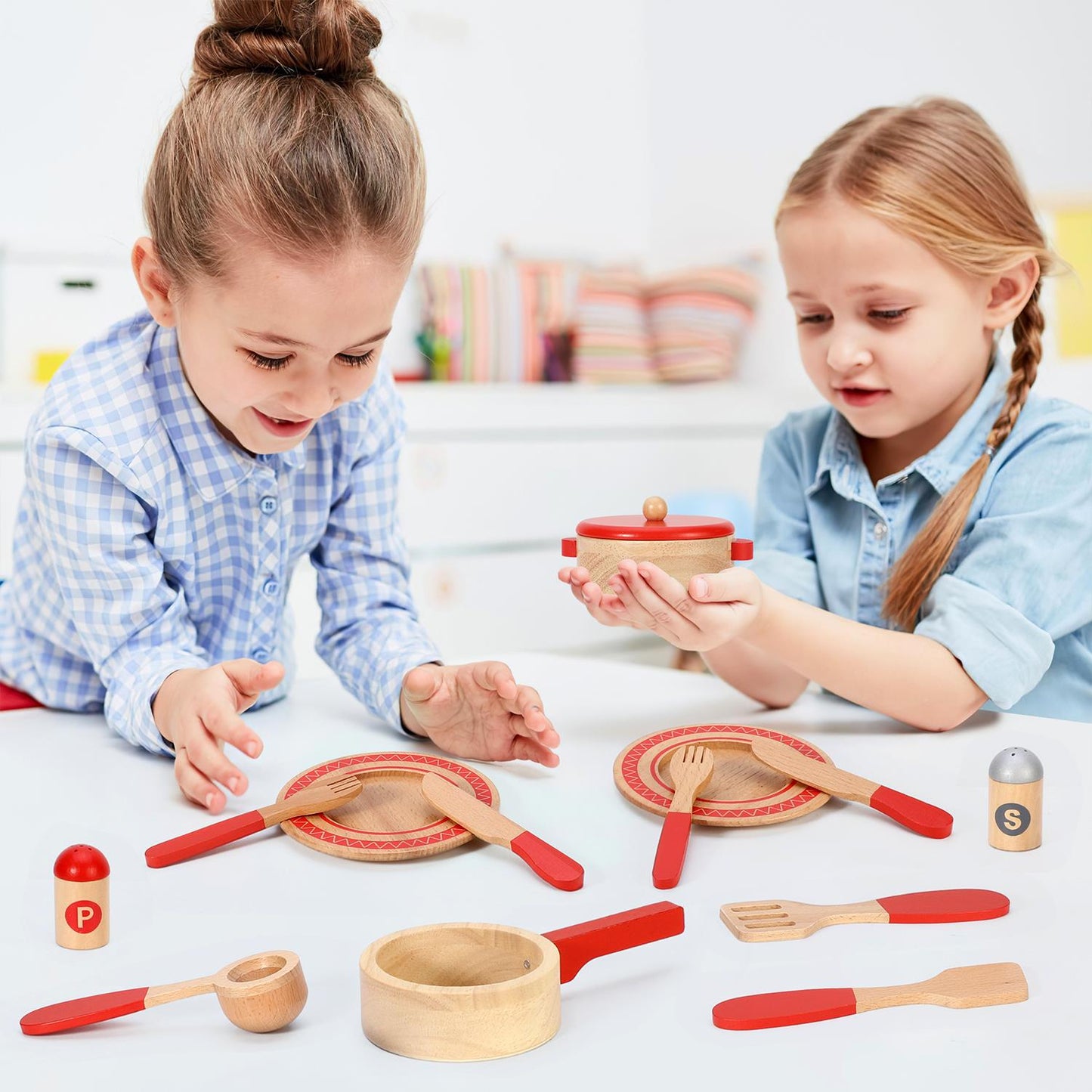 SOKA Red cooking set 0000266