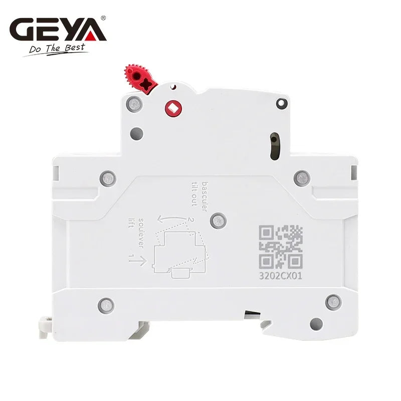 GEYA GYM10 AC MCB 2Pole 6A 10A 16A 20A 25A 32A 40A 50A 63A 220V/400V Mini Circuit Breaker C Curve 6KA CE CB Approved