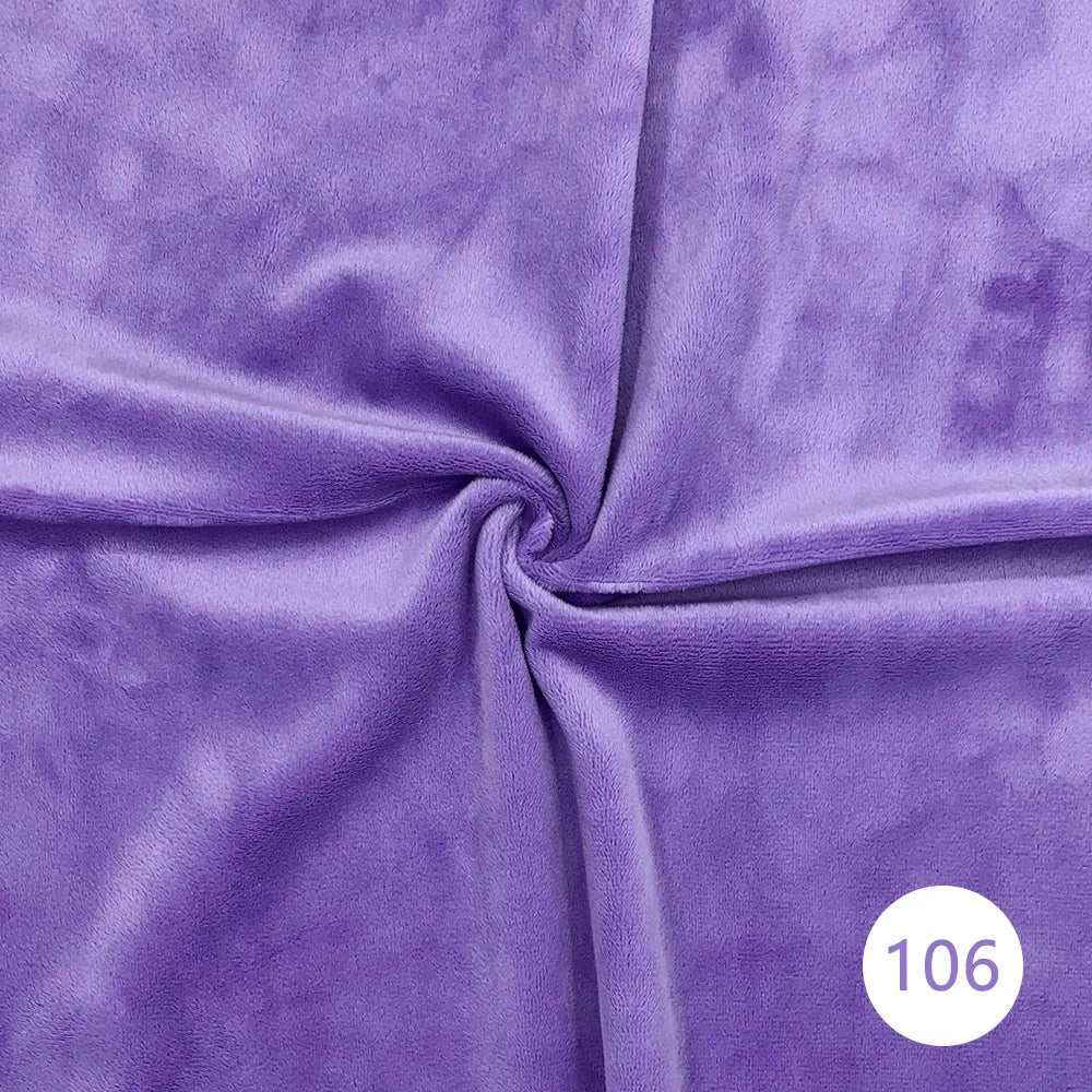 1.5mm Super Soft Short Plush Fabric Thick Crystal Super Soft Flannel Plush Toy Handmade Diy Fabric 45x50cm