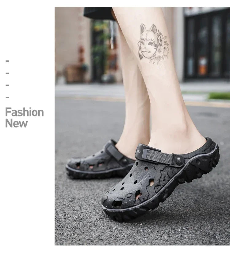 Factory Cheap EVA Men's Clogs Shoes Lightweight Wholesale Plastic Clog Men Beach Working Sandals with Men Clogs&Mules Big Size47