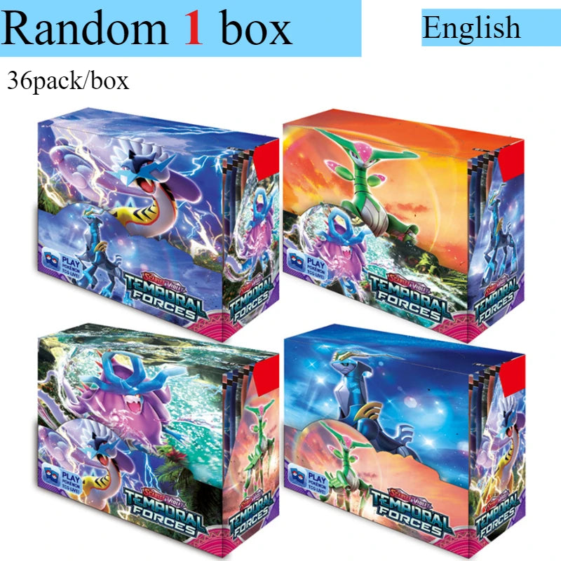 Pokémon Card 360 Pcs/Box English Brilliant Stars 151 Prismatic Evolutions PARADOX RIFT Battle Transaction Card Game Popular Gift