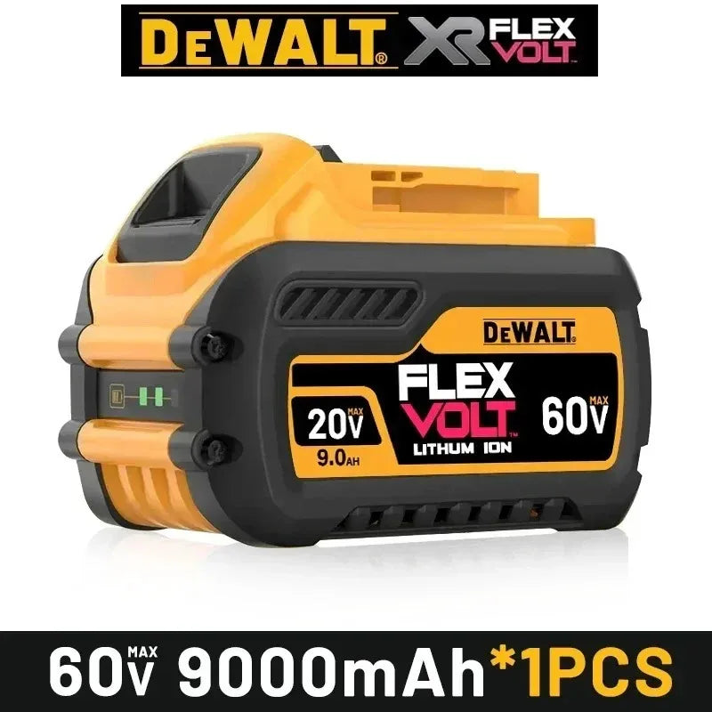 DeWALT Original Battery 20V/60V 6Ah 9Ah MAX FlexVolt for DCB606 DCB205 DCB206 DCB209 DCB182 Power Tool